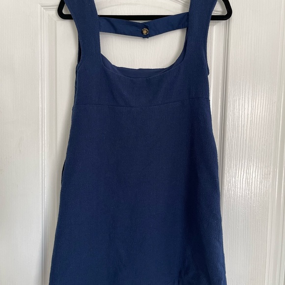 Maeve Mini Shift Dress in Blue - Picture 6 of 10